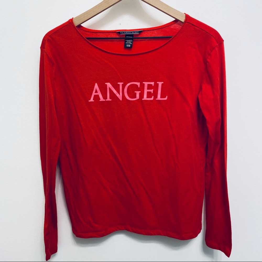 Victoria’s Secret Red Angel Lounge Top